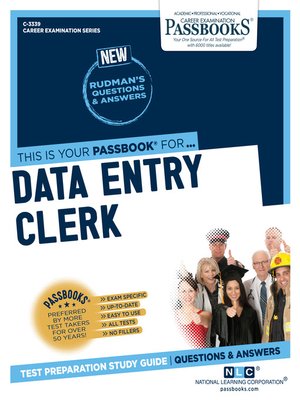Data Entry Clerk - ebook